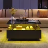A modern living room scene with a couch and a coffee table. Produktbild-Vorschau