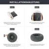 OKWISH Katzenbetten, Rundes Haustierbett 50 cm, Gemütliches Produktbild-Vorschau 5