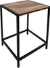 2.05 Metall Beistelltisch mit Holz Platte - ca. Produktbild-Vorschau 1
