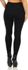 Damen Sport Fitness Leggings Slim; Schwarz lang 3XL Produktbild-Vorschau 7