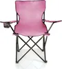 A pink camping chair is shown from the front against a white background. Produktbild-Vorschau