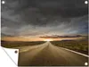 Gartenposter - 120x80 cm - Sunset Street  - Modernes Produktbild-Vorschau 2
