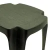 Sgabello da giardino in plastica 38x38 cm - verde - Anteprima dell’immagine prodotto 4