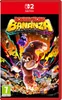 The cover art for the Nintendo Switch game Donkey Kong Bananza, featuring Donkey Kong in a dynamic pose against a vibrant, explosive background. Produktbild-Vorschau