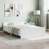Giroletto con testiera e pediera bianco 120x200 cm Anteprima dell’immagine prodotto 8