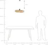 BELIANI Závěsná lampa bambusová, světle hnědá boho styl Náhled obrázku produktu 9