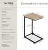 tectake® Beistelltisch Erie 40x30x63cm Produktbild-Vorschau 6