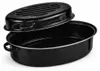 HI - Robuster Gänsebräter (38 cm) aus Emaille SCHWARZ Produktbild-Vorschau 4