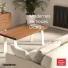 HOLZBRINK Tischbein Metall Schwarz 50/70x72cm offene Form Produktbild-Vorschau 6