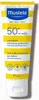 A tube of Mustela sunscreen with yellow and white stripes. Produktbild-Vorschau