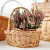 Creative Home Malý Proutěný Nákupní Košík s Uchem | 30 x 27 Náhled obrázku produktu 2