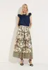 MORE & MORE Wide Leg Poplin Pants retro jungle pr 36 Produktbild-Vorschau 4