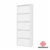 Alveon Schuhkipper Metall 5 Klappen schmal 51 x 15 x 170 cm Produktbild-Vorschau 3