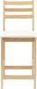 vidaXL: 2 sillas de comedor, madera de caucho maciza, color Vista previa de la imagen del producto 5