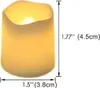 lot de 4 bougies LED sans flamme avec effet de Voir les images du produit 15