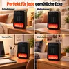 Radiateur électrique céramique PTC, portable, 1000W, avec Voir les images du produit 7