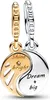 Pandora Bicolor Divisible Soleil & Lune Pendentif Charm Voir les images du produit 7