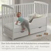 Love For Sleep Weiß Babybett Gitterbett mit Schublade 120 x Produktbild-Vorschau 8