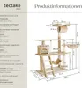 tectake® Kratzbaum Marcel 141 cm inklusive Treppe, Produktbild-Vorschau 5