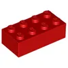 Lego® brique 2x4 3001 - 1 pièce rouge Voir les images du produit 2