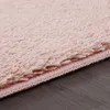 Waschbarer Teppich Wohnzimmer Kurzflor Einfarbiger Moderner Produktbild-Vorschau 2