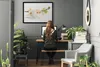 Bild 100x70 MDF-Rahmen Wandkunst Blumen Pflanzen Natur Produktbild-Vorschau 3