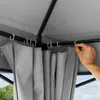 TOOLPORT Gazebo da Giardino 3x3 m con telo impermeabile da Anteprima dell’immagine prodotto 6
