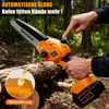 Grenintol 8 Zoll Akku-Kettensäge, 1000 W Mini Kettensäge Produktbild-Vorschau 2