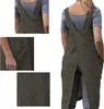 Zástěra Pinafore, zástěra s překříženými zády a kapsami, Náhled obrázku produktu 3