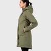 A woman wearing a green parka. Produktbild-Vorschau
