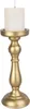 Kerzenständer gold - ca. 10,5 x 26,5 cm Produktbild-Vorschau 2