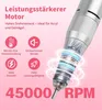 Nagelfräser, Elektrische Nagelfeile 45000U/Min mit LED Produktbild-Vorschau 3