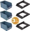 Stapelboxen Schraubenbox Lagerboxen Stapelboxen Werkstatt Produktbild-Vorschau 1
