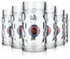 6x  Paulaner Bier Glas Bierseidel Bierhumpen 0,5l Krug Produktbild-Vorschau 1