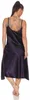 Damen langes Negligé Nachtwäsche Nachtkleid Dessous Satin; Produktbild-Vorschau 3