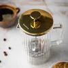 Kaffee- und Tee-Ei Glas 350ml French Press gold KLAUSBERG Produktbild-Vorschau 13