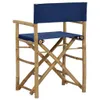 vidaXL Chaises de régie pliantes 2 pcs. Bleu Bambou et Voir les images du produit 4