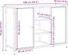 vidaXL Sideboard Altholz 100 x 35 x 70 cm Produktbild-Vorschau 8