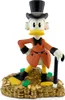 A figurine of Scrooge McDuck standing on a pile of gold coins. Produktbild-Vorschau
