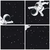 Poster - Poster ohne Rahmen - Cartoon Astronauten Kosmos - Produktbild-Vorschau 8