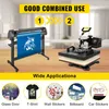 Hitzepresse 5-in-1 38x38cm Doppelanzeige & Schneideplotter Produktbild-Vorschau 2