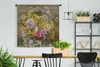MuchoWow® Wandteppich Wandbehang Blumen - Gießkanne - Farbe Produktbild-Vorschau 2