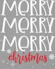 Merry Merry Merry Christmas - Weihnachten Produktbild-Vorschau 3