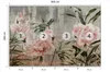 Muralo Selbstklebende Fototapete FLAMINGOS Vögel Blumen Produktbild-Vorschau 2