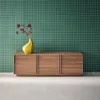 sweeek - TV-Möbel Holzdekor 3 Türen 140 cm - Nussbaumfarben Produktbild-Vorschau 3