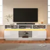 Meuble TV Merax à 4 niveaux et 10 compartiments de Voir les images du produit 2
