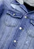 Blaue Jeansjacke Mit Kapuze RJ - L Produktbild-Vorschau 2