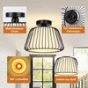 Ø30cm Deckenlampe Retro Deckenleuchte mit LED-Birne E27 Produktbild-Vorschau 3