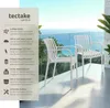 tectake® Gartenstühle Alcudia, wetterfest, stapelbar Produktbild-Vorschau 2