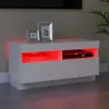 vidaXL TV-Schrank mit LED-Leuchten Weiß 80x35x40 cm Produktbild-Vorschau 3